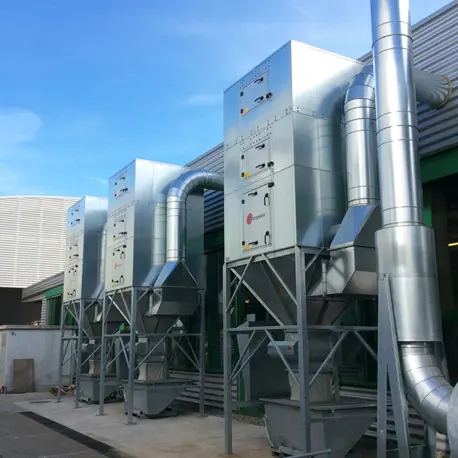 Luchtafzuiginstallatie